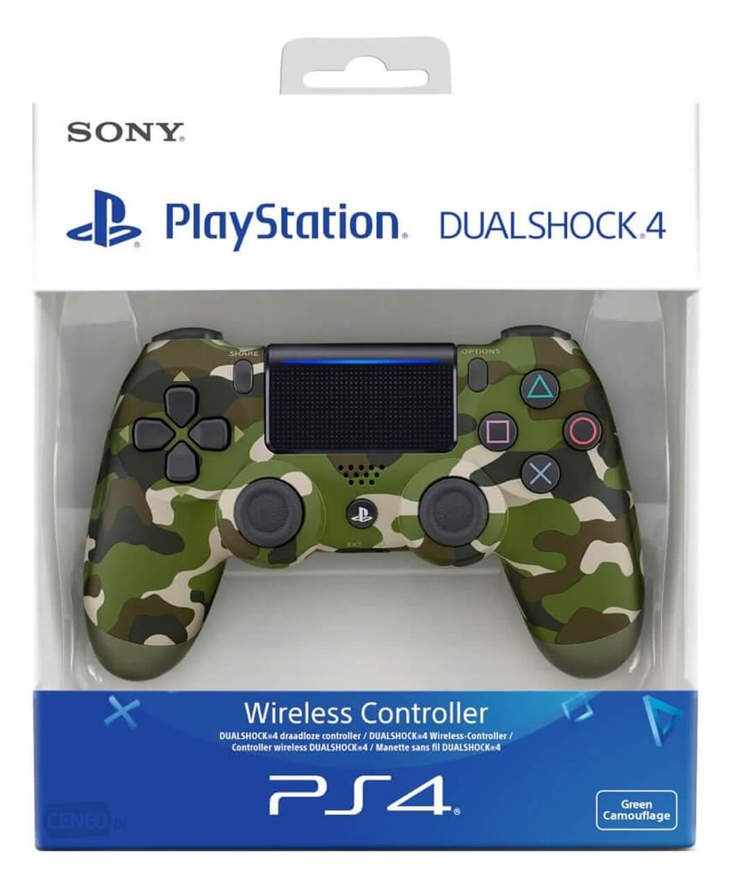 Sony PlayStation DualShock 4 V2 Controller - GREEN CAMO