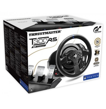 Thrustmaster T300 RS steering wheel + T3PA pedals GT Edition | PS3, PS4,  PS5, PC