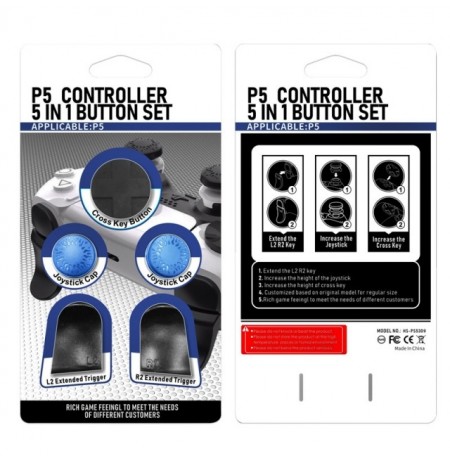 PlayStation 5 controller button set (Blue)