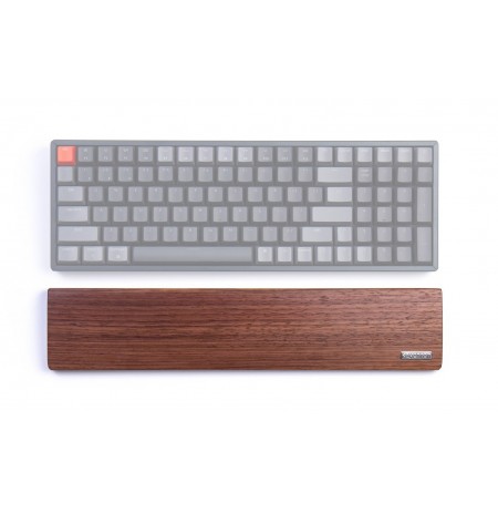 Keychron klaviatūros K4 riešo atrama - rudo medžio | 379 x 80 x 15 mm