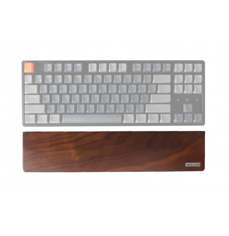 Keychron keyboard K8/C1 palm rest - Walnut brown | 358 x 80 x 15 mm