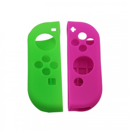 Nintendo Switch Joy-Con silikoninės apsaugos (žalias+rožinis)