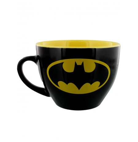 Batman (Symbol) Cappuccino Mug and Stencil (630ml)