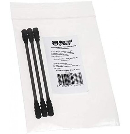 Thermal Grizzly Applicators for Liquid Metal Thermal Paste - 3 pieces
