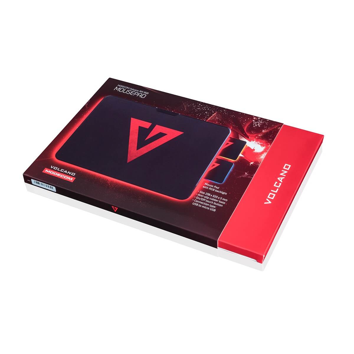 MODECOM Volcano Rift RGB 238x320x5mm Mousepad