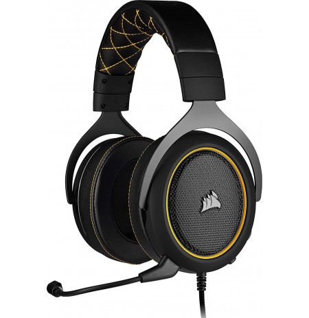 Corsair HS60 PRO SURROUND Gaming Headset  (Yellow)