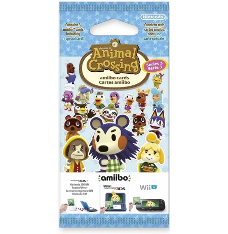 Animal Crossing amiibo Kortelės Serija 3 (3vnt) 