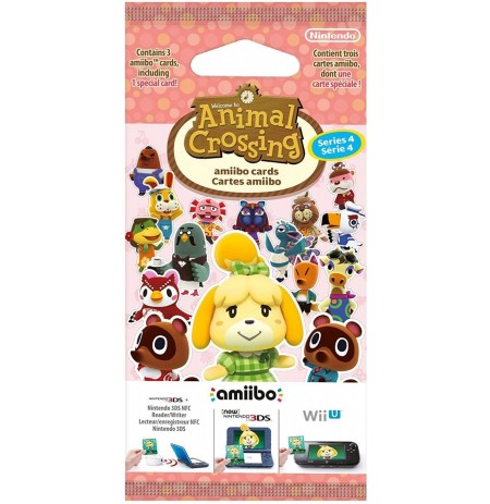 Animal Crossing amiibo Kortelės Serija 4 (3vnt)