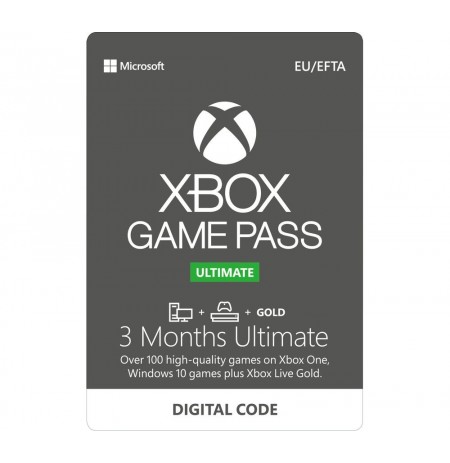 Microsoft GamePass Ultimate | 3 mėnesiai, skaitmeninis kodas
