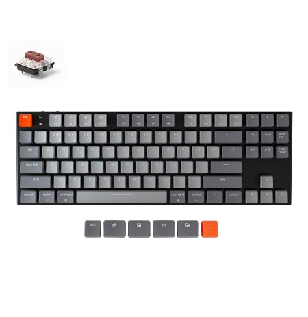 Keychron K1 Mechanical 80% Keyboard  (wireless, RGB, US, Gateron Brown)