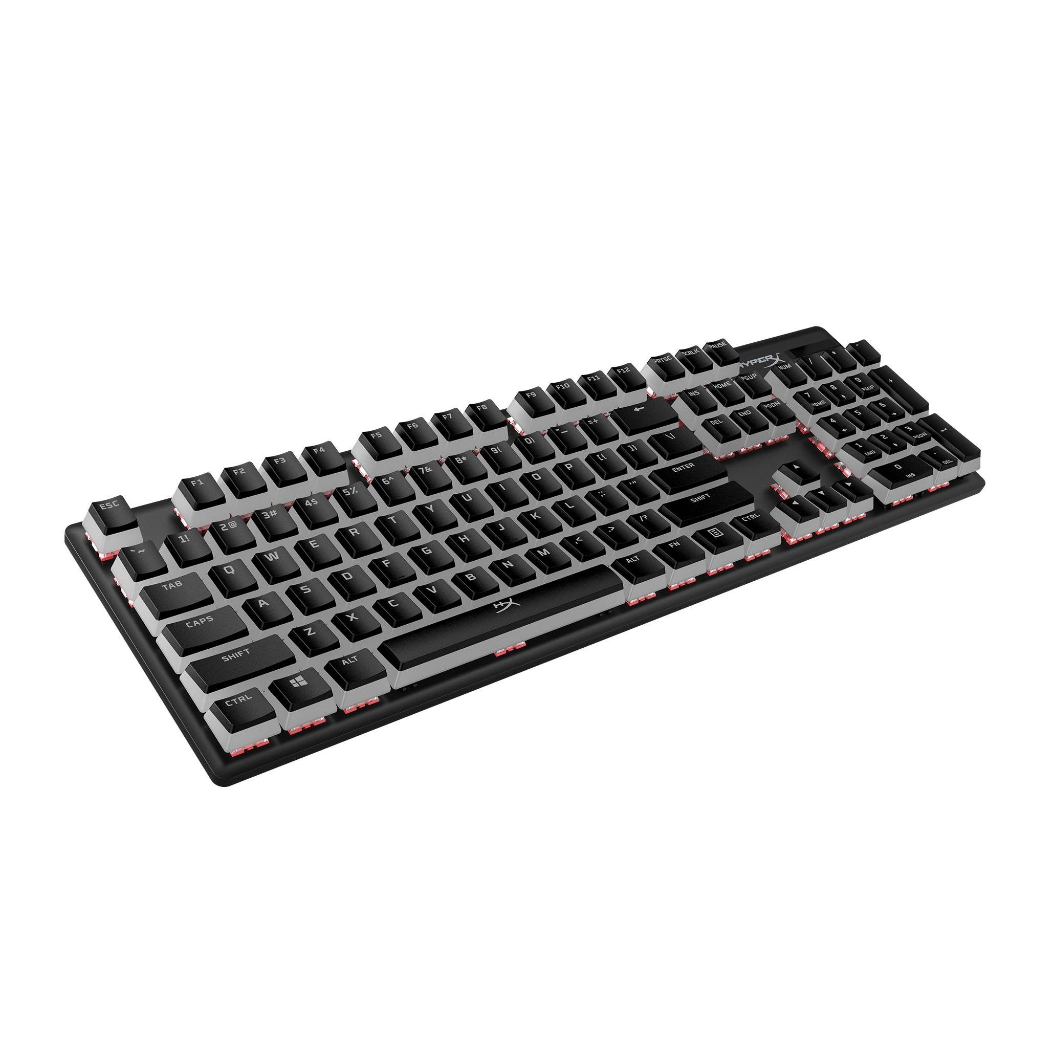 hyperx pudding keycaps full key set ru black