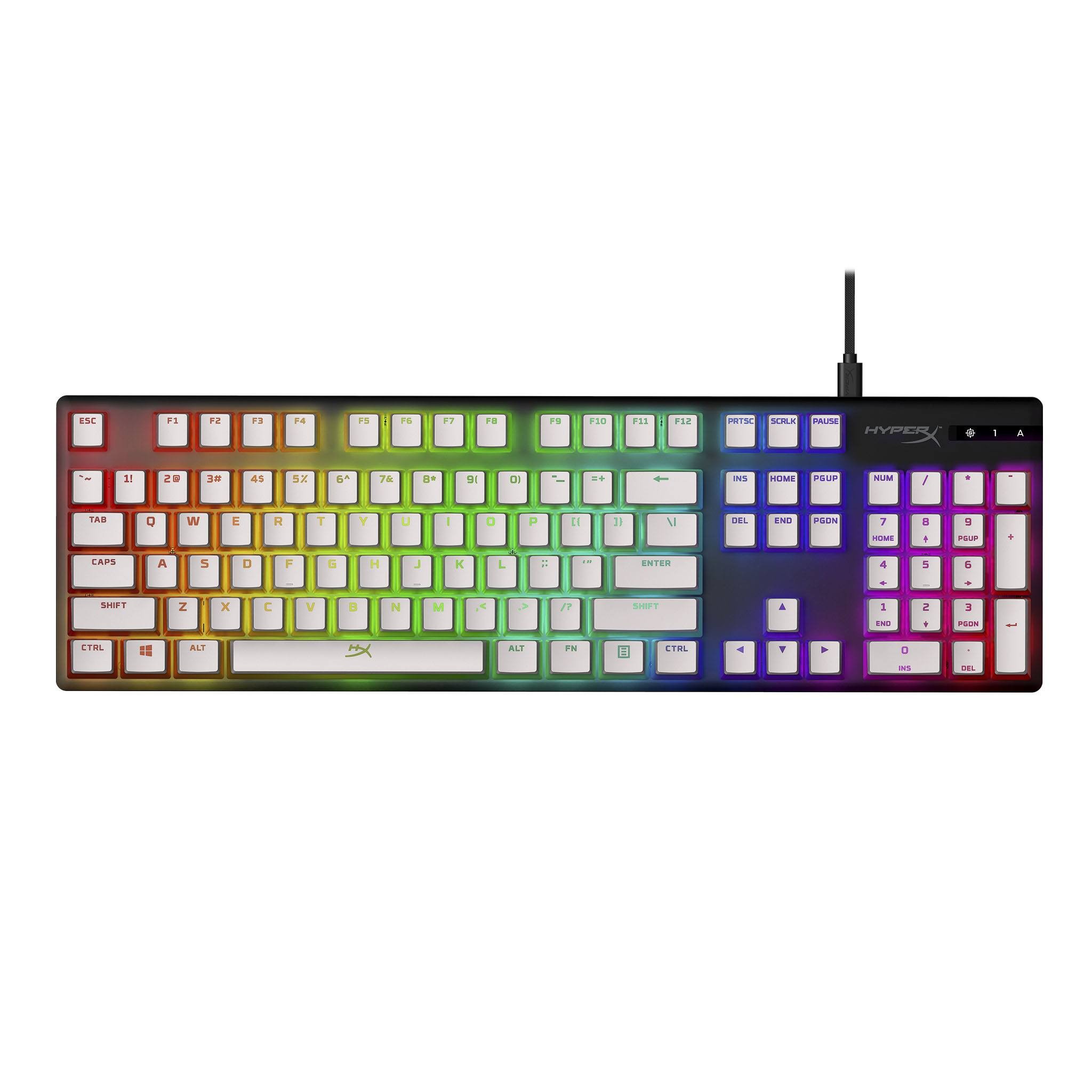 rgb mechanical keyboard white