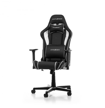 DXRACER Prince Series P08-NW juodai-balta ergonominė kėdė