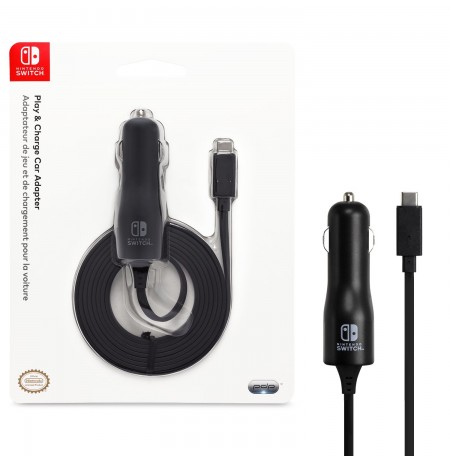 PDP Nintendo Switch Play and Charge Car Adapter