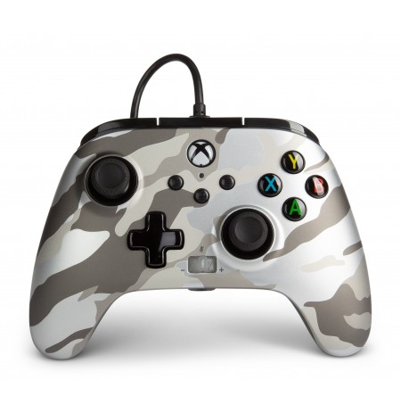 PowerA Enhanced Wired Controller For Xbox Series X|S - Metallic White Camo