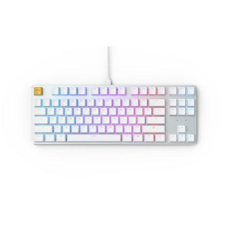 Glorious PC Gaming Race GMMK TKL White Ice Edition Keyboard with Interchangeable Switches | Gateron Brown US