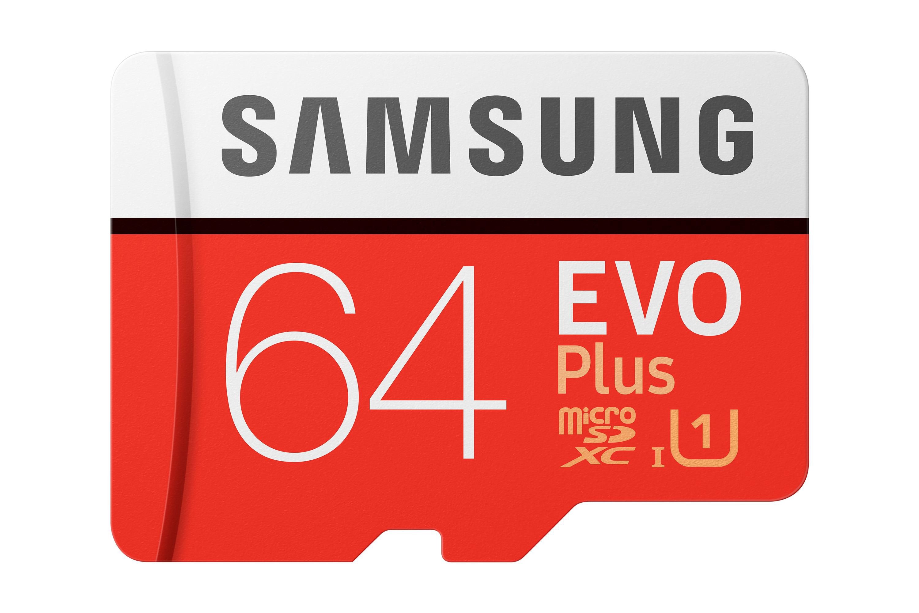 Samsung Evo Plus 64GB MICROSDXC with SD adapter