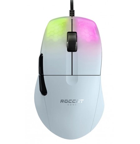 Roccat Kone Pro AIMO balta laidinė RGB žaidimų pelė 