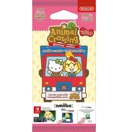 Animal Crossing amiibo Cards Series Sanrio (6pcs)