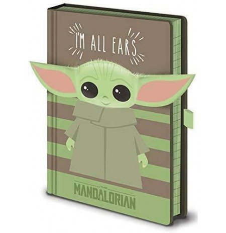 Star Wars: The Mandalorian (I'm All Ears Green) A5 užrašų knygutė
