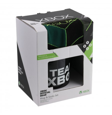Xbox puodelis ir kojinės dovanų rinkinys