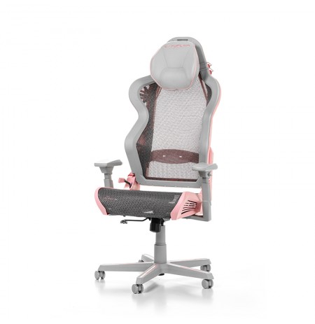 DXRACER Air Series R1S-GPG pilkai-rožinė ergonominė kėdė 