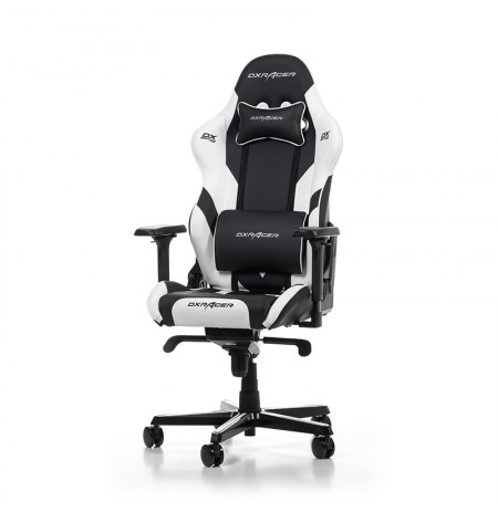 DXRACER Gladiator Series G001-NW juodai-balta ergonominė kėdė