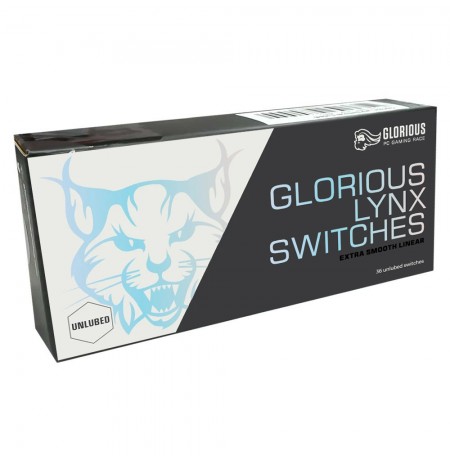 Glorious PC Gaming Race Lynx switchai | Linear Unlubed (36 vnt) 