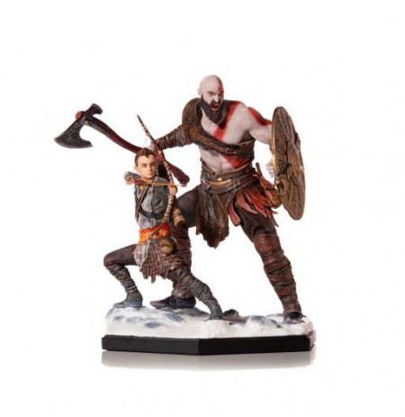 GOD OF WAR - Kratos and Atreus statula| 20 cm
