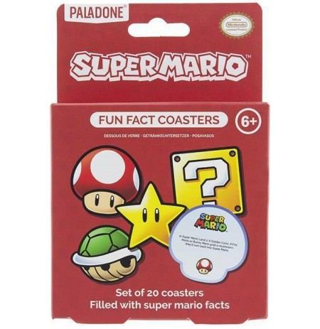 Super Mario (Fun Fact) padėkliukai 