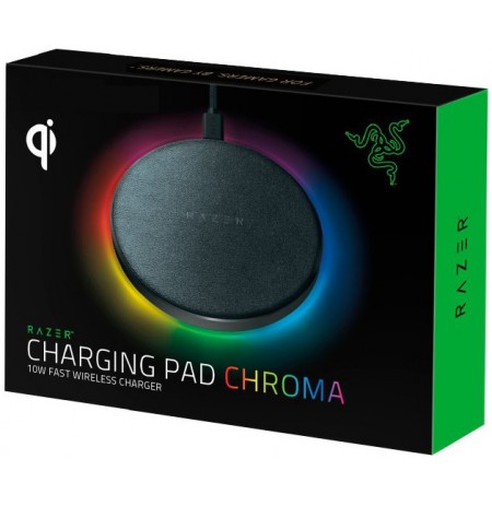 Razer Chroma (Black) RGB Fast Wireless Charger 10W for smartphones
