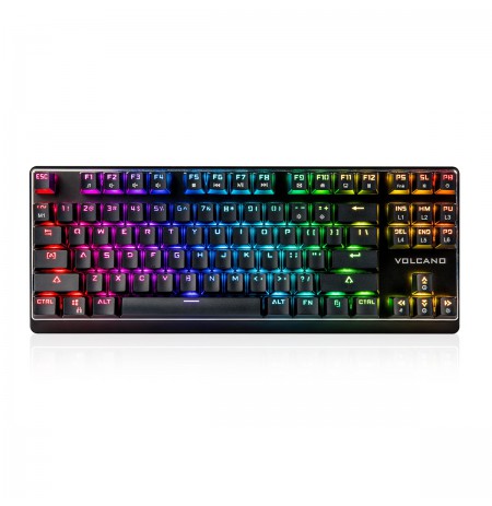 MODECOM VOLCANO LANPARTY RGB žaidimų klaviatūra BLUE US 
