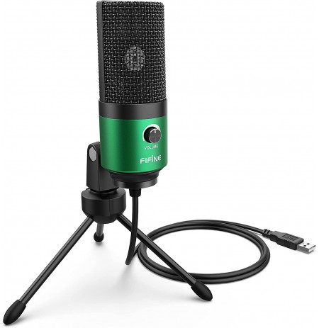 FIFINE K669B Green Condenser Microphone | USB