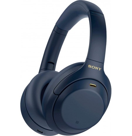 Sony WH-1000XM4 belaidės triukšmą slopinančios ausinės (mėlynos)