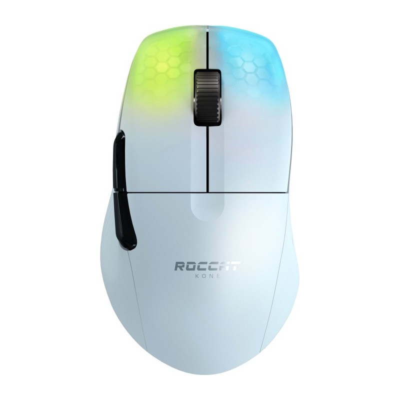 Roccat Kone Pro Air balta belaidė RGB žaidimų pelė