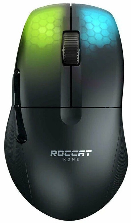 Roccat Kone Pro Air juoda belaidė RGB žaidimų pelė
