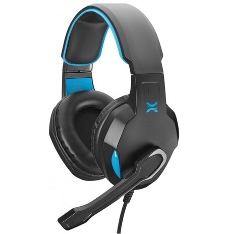 NOXO Pyre Black/Blue Wired Headset | 3.5mm