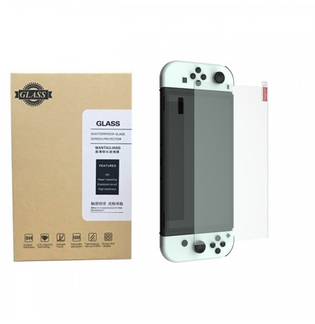 Nintendo Switch OLED Tempered glass screen protector (Damaged packaging)