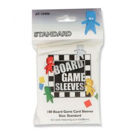Board Games Sleeves - Standard Size (63x88mm) - 100 Vnt