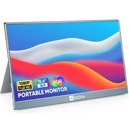 ARZOPA Portable Monitor 15.6 '' 1080p Playstation / Xbox / PC