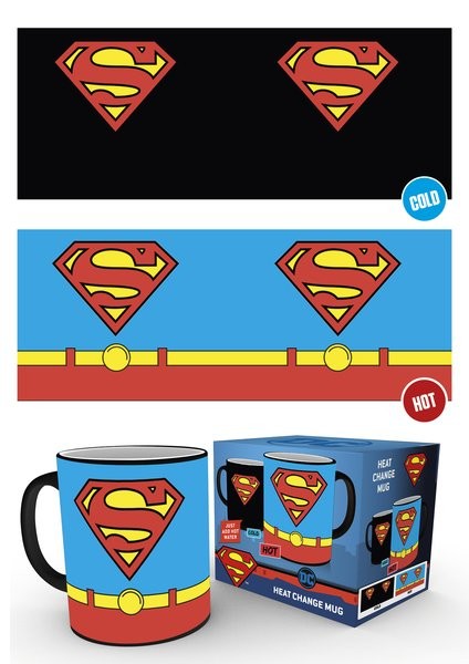 DC COMICS Superman Costume heat change mug