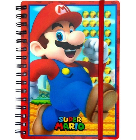 Super Mario 3D A5 užrašų knygutė 