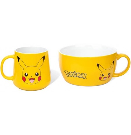Pokemon Pikachu puodelio ir dubenėlio rinkinys