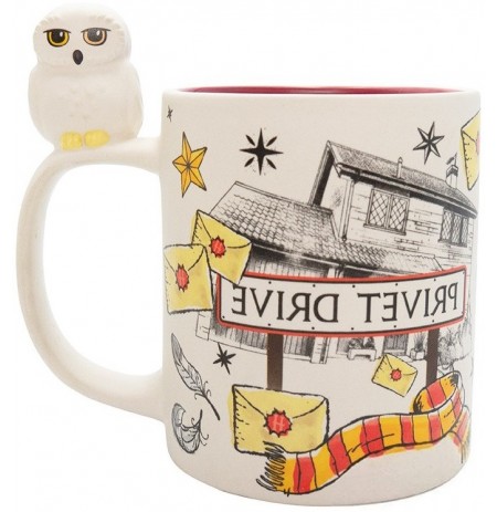 Harry Potter Hedwig & Privet Drive 3D Mug