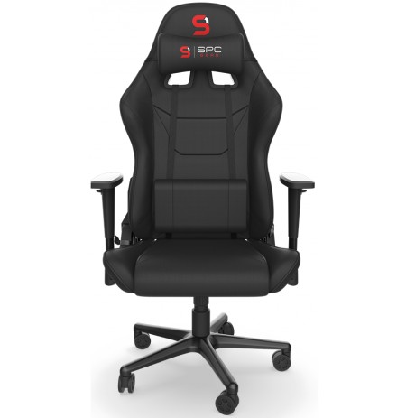 SPC Gear SR300F V2 juoda medžiaginė ergonominė kėdė 