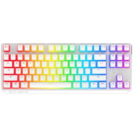 SPC Gear GK630K Tournament TKL mechanical keyboard with RGB Pudding Edition (US, Kailh BROWN switch)