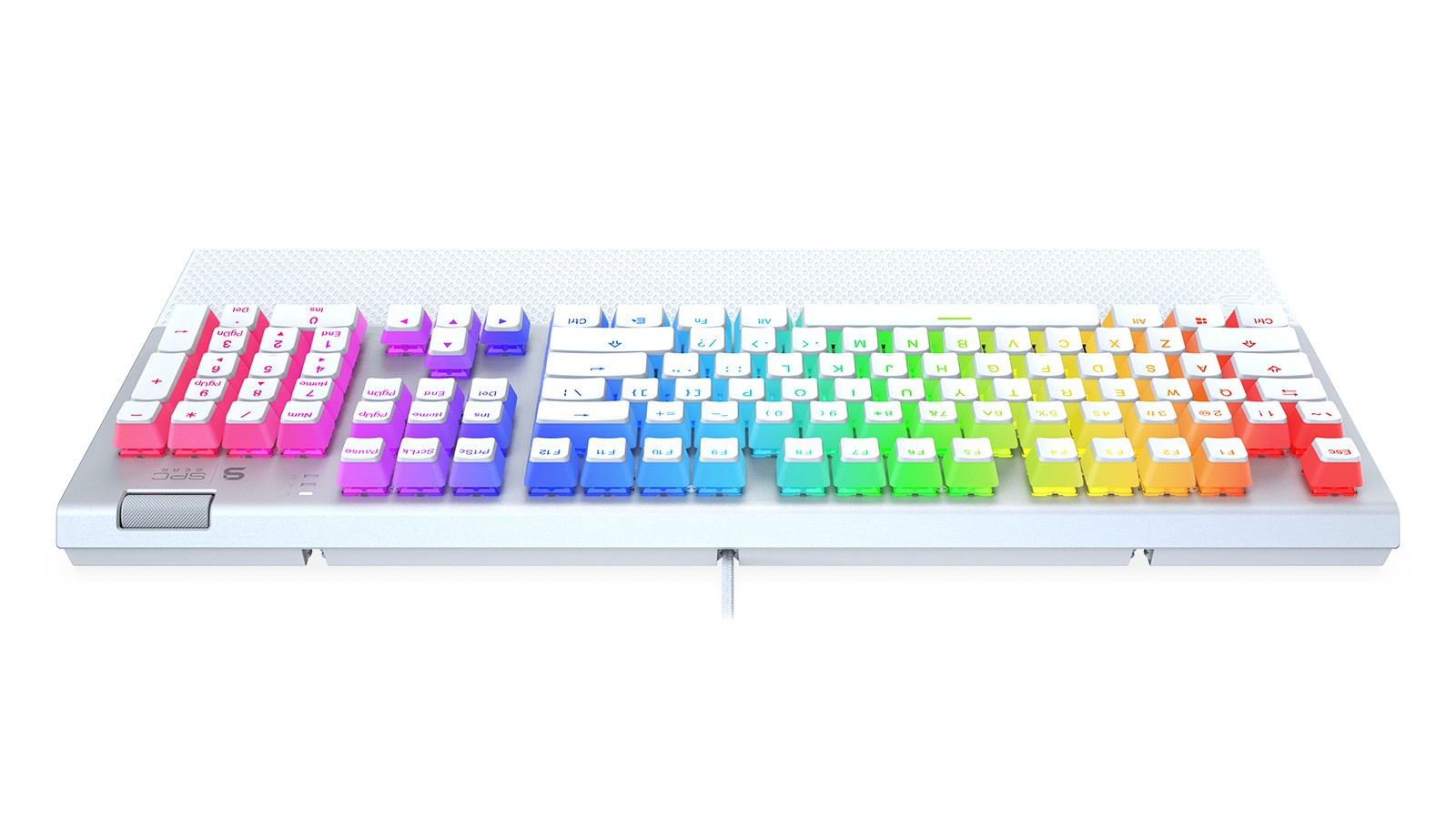 SPC Gear GK650K Omnis mechaninė klaviatūra su RGB Pudding Edition (US, Kailh BLUE switch)