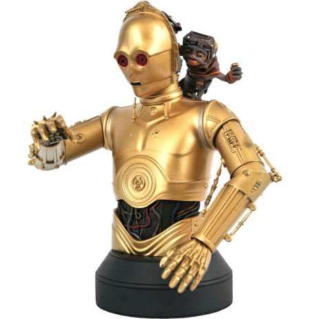 Star Wars Episode IX C-3PO And Babu Frik statula | 15 cm 