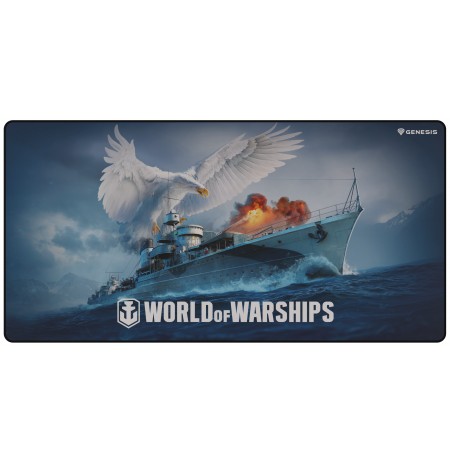 GENESIS CARBON 500 MAXI World Of Warships Blyskawica mouse pad | 900x450x2.5mm
