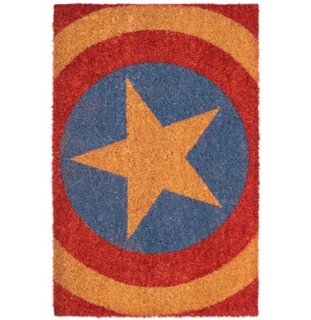 Marvel Captain America Shield durų kilimėlis | 60x40cm 